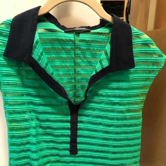 Nanette Lepore Sheer Stripe Gumball Top - Picture 3 of 4